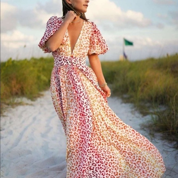 Rococo Sand Avana Leopard Print Dress - Picture 5 of 13